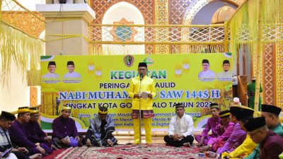 Pemkot Gorontalo Laksanakan Peringatan Maulid Nabi Muhammad SAW 1445 Hijriah