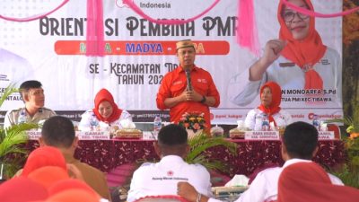 Ketua PMI Kabupaten Goro Roni Sampir Buka Orientasi PMR Mula Madya