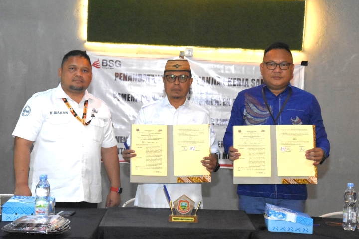 Pemkab Gorontalo dan BSG Tandatangani Kerjasama