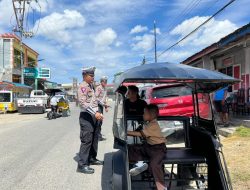 Polda Gorontalo Sosialisasi Pentingnya Helm Saat Berkendara