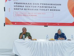 Dispar Gorontalo Kampanyekan Gerakan Toilet Bersih Bagi Pelaku Usaha Wisata di Kabupaten Boalemo