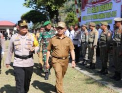 Pj Wali Kota Kotamobagu Hadiri Gelar Pasukan Operasi Mantap Brata Samrat Pam Pemilu