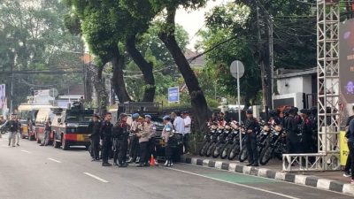 Pengamanan Pendaftaran Capres Prabowo-Gibran