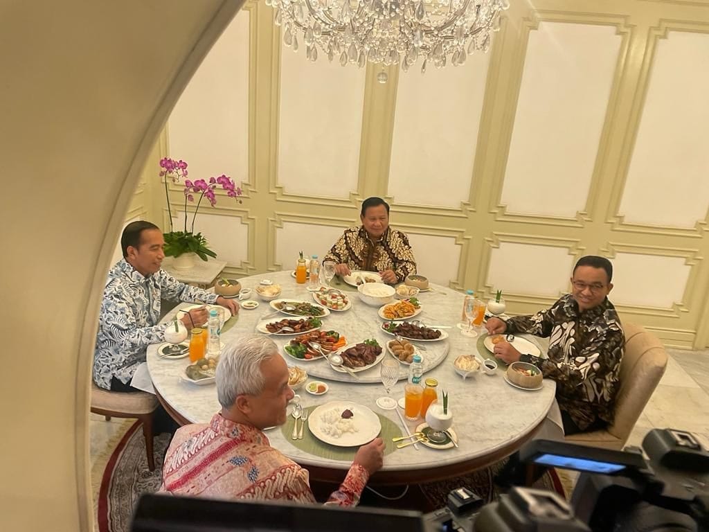 Presiden Joko Widodo Undang Tiga Capres Makan Siang