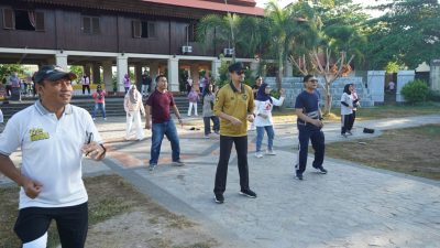 Pemkot Gorontalo Programkan Olahraga Senam Pagi Setiap Jumat