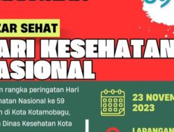 HKN ke-59, Di Lapangan Molinow Ada Pelayanan Kesehatan Gratis Kamis Esok