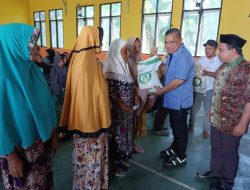 Wakil Bupati Gorontalo Serahkan Bantuan Cadangan Pangan di Desa Tenilo