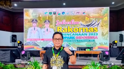 Hadiri Rakornas, Aryanto Husain Dorong Percepatan Geopark Gorontalo