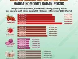 Harga Cabe Rawit di Gorontalo Naik Hingga Rp76.250