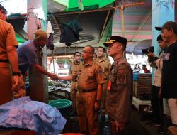 Pj Wali Kota Sidak di Pasar Genggulang dan Pasar Poyowa Kecil