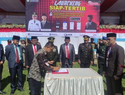 Penjabat Wali Kota Kotamobagu Launching Aplikasi Siap Tertib