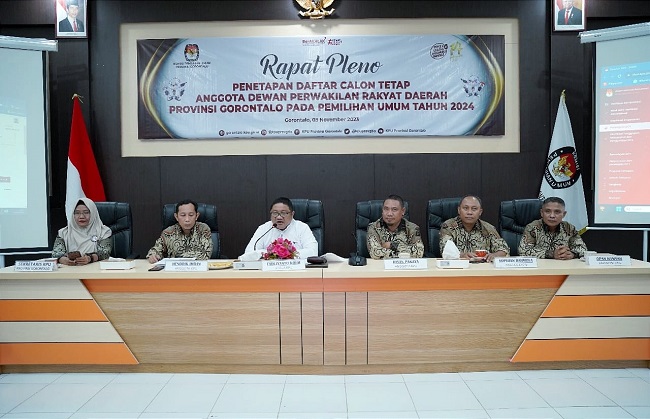 KPU Provinsi Gorontalo, DCT DPRD Provinsi Gorontalo, Calon DPRD Provinsi Gorontalo,
