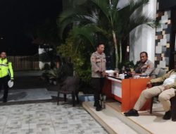Polsek Gelar Patroli Dialogis Pengamanan Masa Kampanye di Gorontalo