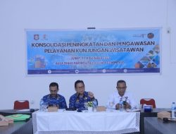 Perkuat Sistem Pariwisata, Dispar Provinsi Gorontalo Laksanakan Konsolidasi Peningkatan dan Pengawasan Terhadap Pelayanan Kunjungan Wisatawan