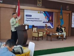 Rifli Katili Sosialisasikan Literasi Digital di Universitas Gorontalo