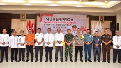 Sofian Ibrahim Buka Mukerprov PMI Provinsi Gorontalo