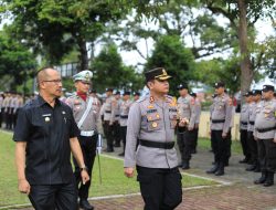 Pj Wali Kota Kotamobagu Hadiri Gelar Pasukan Operasi Lilin Samrat 2023