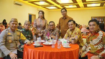 Rayakan Natal, Anggota DPRD Kota Gorontalo Jemmy Mamangkey Terima Kunjungan Silaturahim Tim Forkopimda