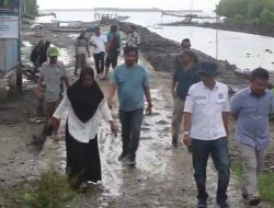 Komisi III DPRD Provinsi Lakukan Kunjungan Kerja di Wonggarasi Tinjau Pembangunan Abrasi Pengaman Pantai