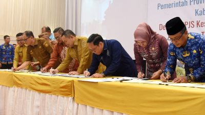 Pemda Se-Gorontalo dan BPJS Kesehatan Tandatangani NKRK 2024