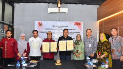 Pemkab Gorontalo dan Bank SulutGo Kerjasama