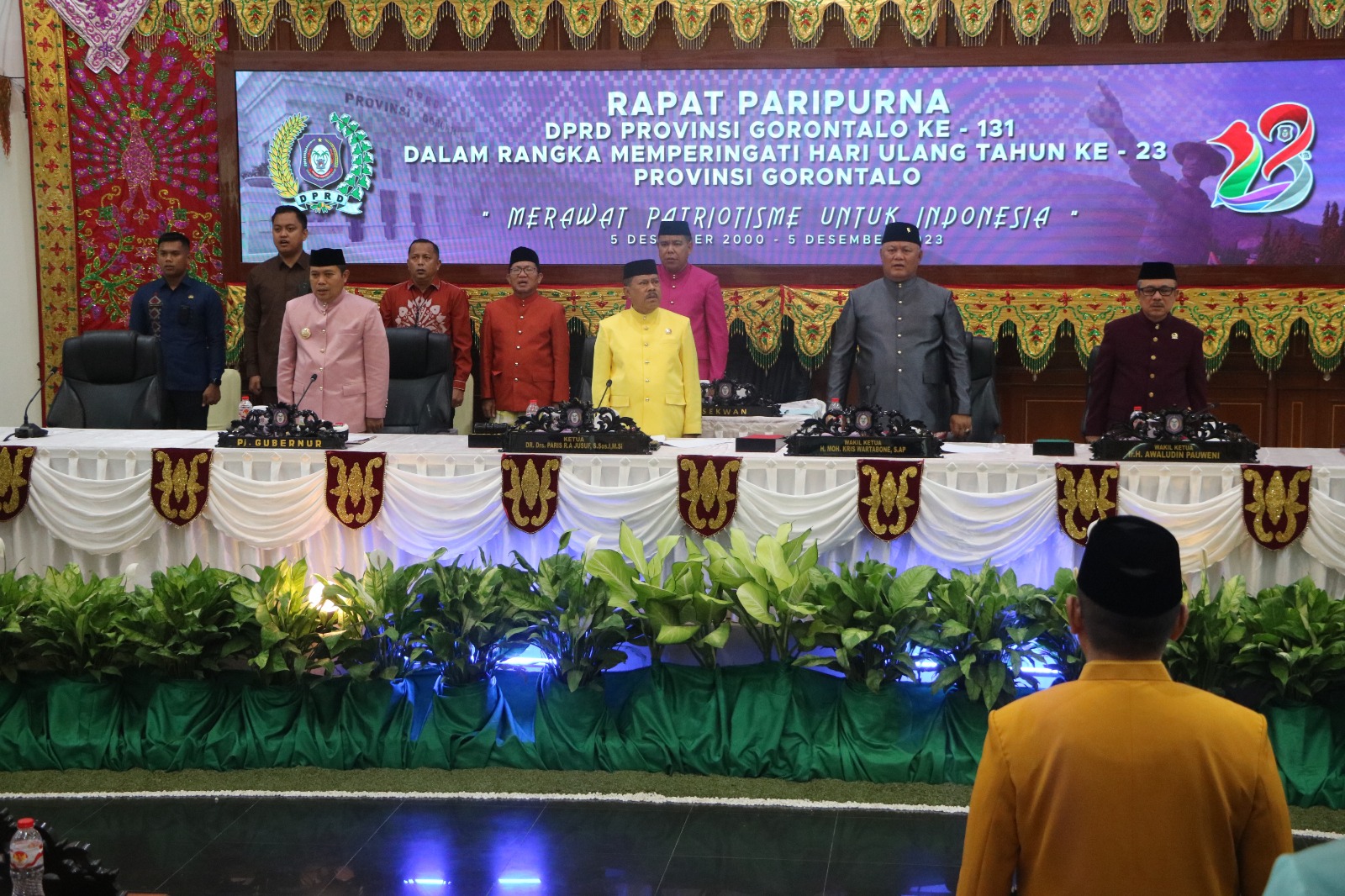 Sidang Paripurna HUT Provinsi Gorontalo Ke-23