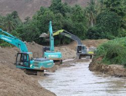 Cegah Potensi Banjir, Pengusaha Tambang Di Balayo Lakukan Normalisasi Sungai