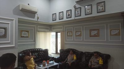 KPU Bone Bolango Sampaikan Tahapan Logistik ke Kapolda