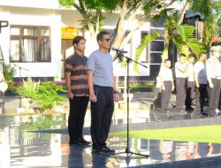 Apel Pagi Gabungan, Kabid KEU Polda Gorontalo Berpesan Untuk Saling Menghargai Sesama Anggota