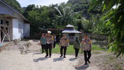Kapolresta Gorontalo Kota Cek Lokasi TPS Terjauh di Kelurahan Dembe