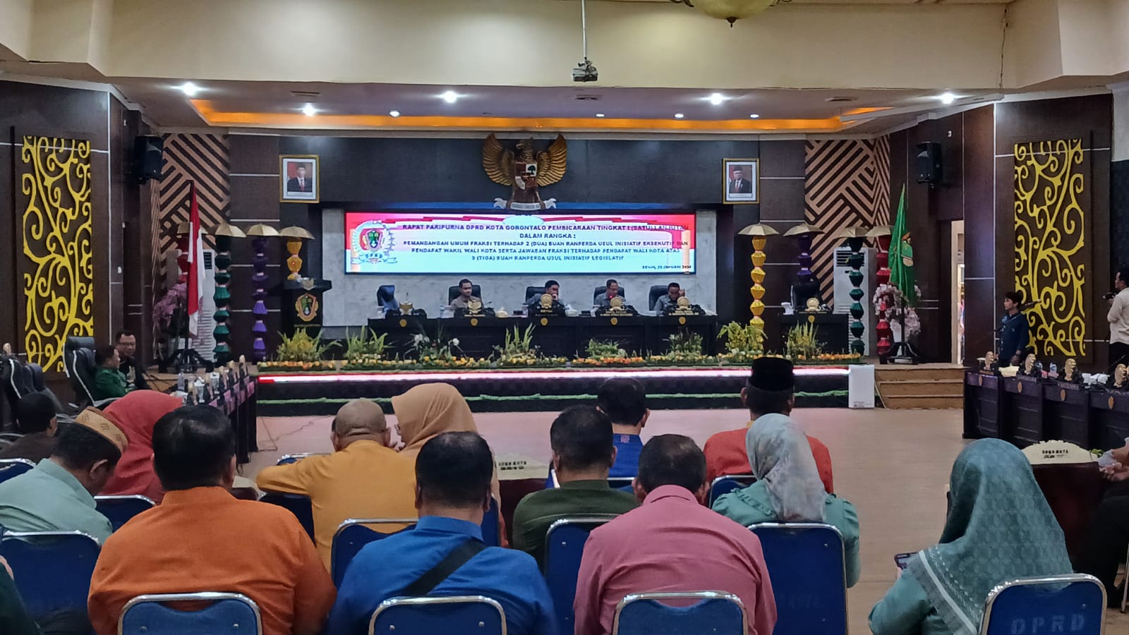 Pemkot Gorontalo Sampaikan Ranperda ke Pihak Legislatif