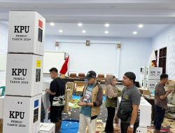 Polresta Gorontalo Kota Amankan Pengisian Logistik ke Kotak Suara Menjelang Pemilu 2024 Semakin Dekat
