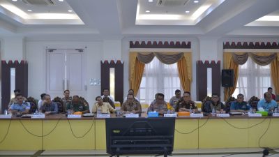 Forkopimda Gorontalo Gelar Rapat Persiapan Pengamanan Kampanye Terbuka Pemilu 2024