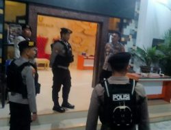 Sat Samapta Polresta Gorontalo Kota Patroli Ke Kantor KPU Kota Gorontalo