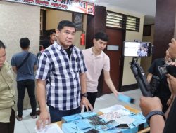 Polresta Gorontalo Kota Gelar Press Conference Kasus Jual Beli Handphone Refurbished