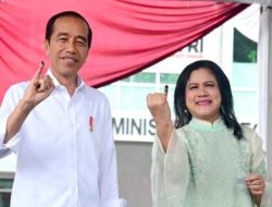 Presiden Jokowi Didampingi Ibu Iriana Gunakan Hak Pilih Pada Pemilu 2024