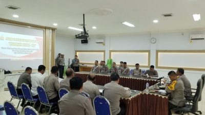 Polresta Gorontalo Kota Menggelar Lat Pra Ops Keselamatan Otanaha 2024
