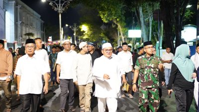 Wali Kota Marten Taha Laksanakan Sahur On Road di Puncak Perayaan HUT Kota Gorontalo ke-296
