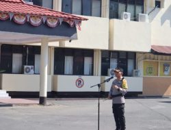 Kapolresta Gorontalo Kota Pimpin Apel Kesiapan Pengamanan Kunjungan Presiden Di Gorontalo