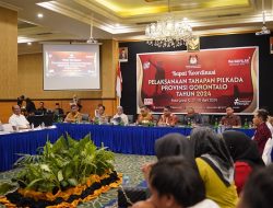 KPU Provinsi Gorontalo paparkan Teknis Pelaksanaan Pilkada 2024 dihadapan Forkopimda