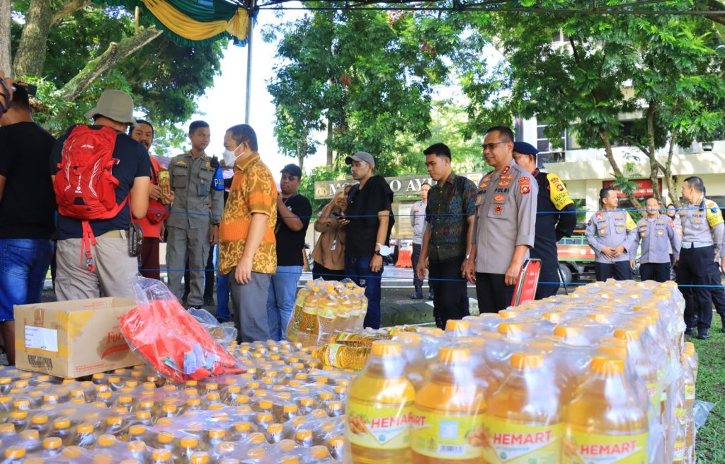 Kapolda Gorontalo Pantau Kegiatan Pasar Murah Ramadhan