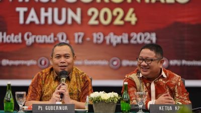 KPU akan launching tahapan Pilgub Gorontalo pada 1 Mei 2024