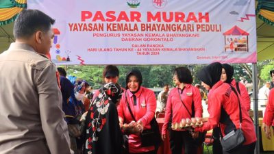 Sukseskan Pasar Murah Ramadhan Polda Gorontalo