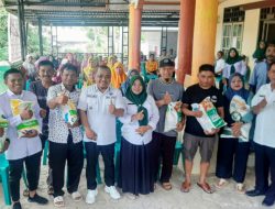 Wakil Bupati Gorontalo Serahkan Bantuan Benih Jagung dan Beras CPP Ke 214 Penerima Manfaat