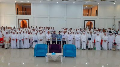 Wabup Hendra Buka Kegiatan Bimbingan Manasik Haji JCH Kabupaten Gorontalo