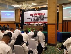 Calon Anggota PPK Pilkada Kota Gorontalo Mulai Jalani Tes Wawancara