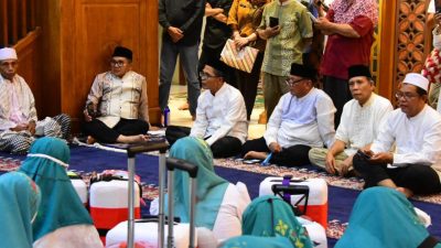 Wali Kota Marten Taha Melepas 396 Calon Jamaah Haji Tahun 2024 Asal Kota Gorontalo