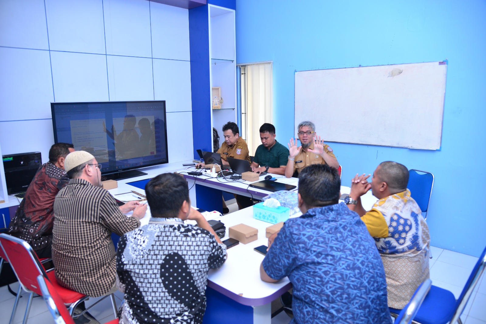 Diskominfosan Maluku Utara Belajar SPBE di Gorontalo