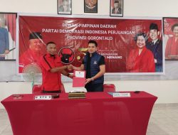 PDIP Provinsi Gorontalo Terima Dokumen Pendaftaran Dukungan Bakal Calon Gubernur Rama Datau