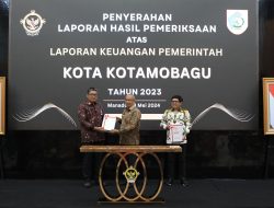 Kotamobagu Raih Opini WTP ke-11 Kali dari BPK RI